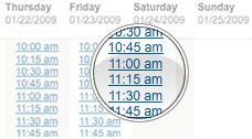 Choose a Time